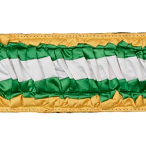 Green & White Silk